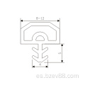 Junta de acristalamiento para puerta de madera